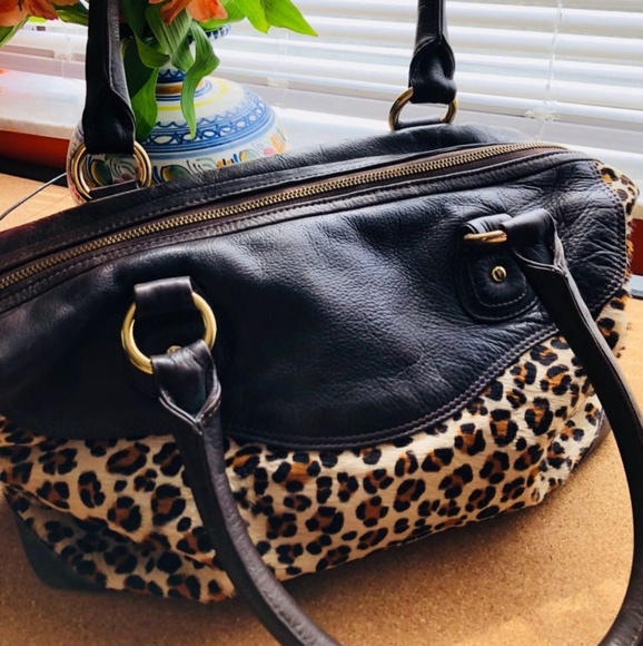 Handbags - LEATHER AND PONY HAIR HAND BAG